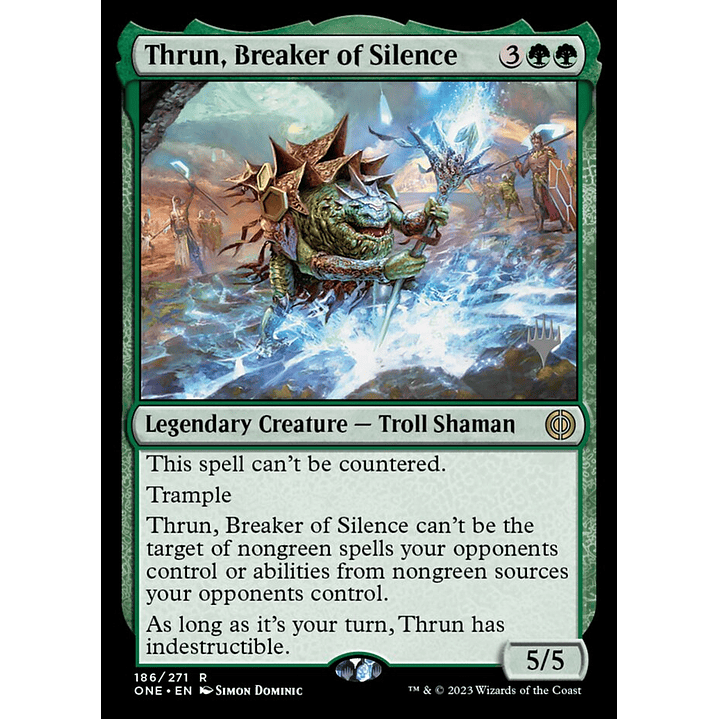 Thrun, Breaker of Silence (foil) | Español | NM | PONE 1