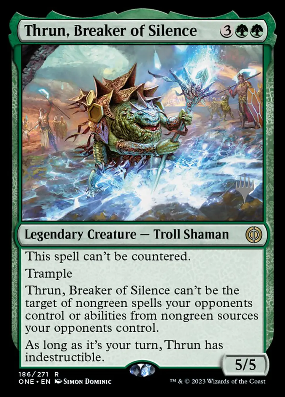 Thrun, Breaker of Silence (foil) | Español | NM | PONE 1