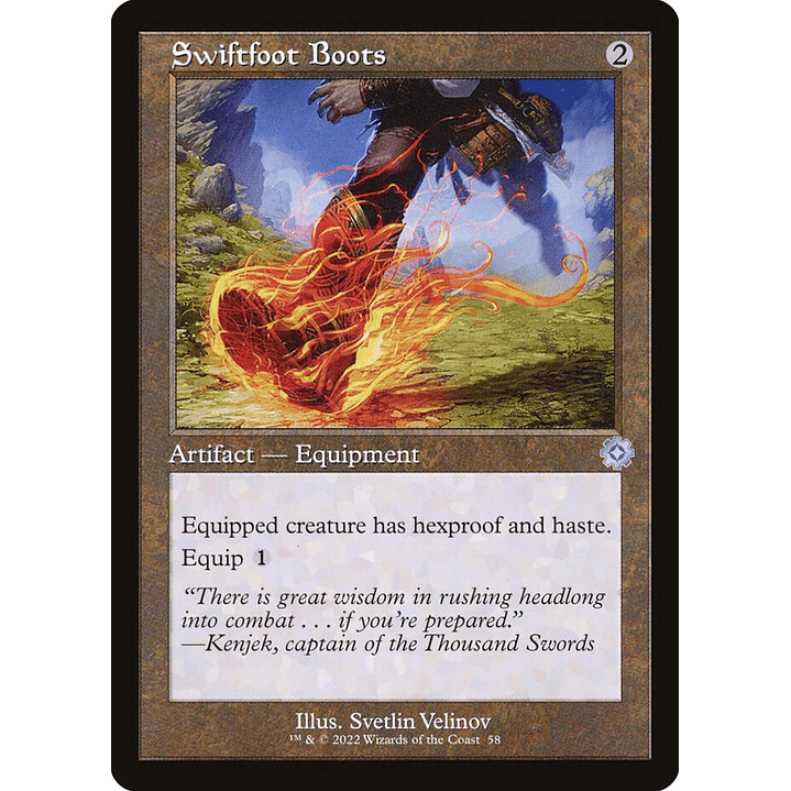 Swiftfoot Boots (Retro Frame) | Español | NM | BRR 1