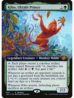 Kibo, Uktabi Prince (Extended Art foil) | Español | NM | J22