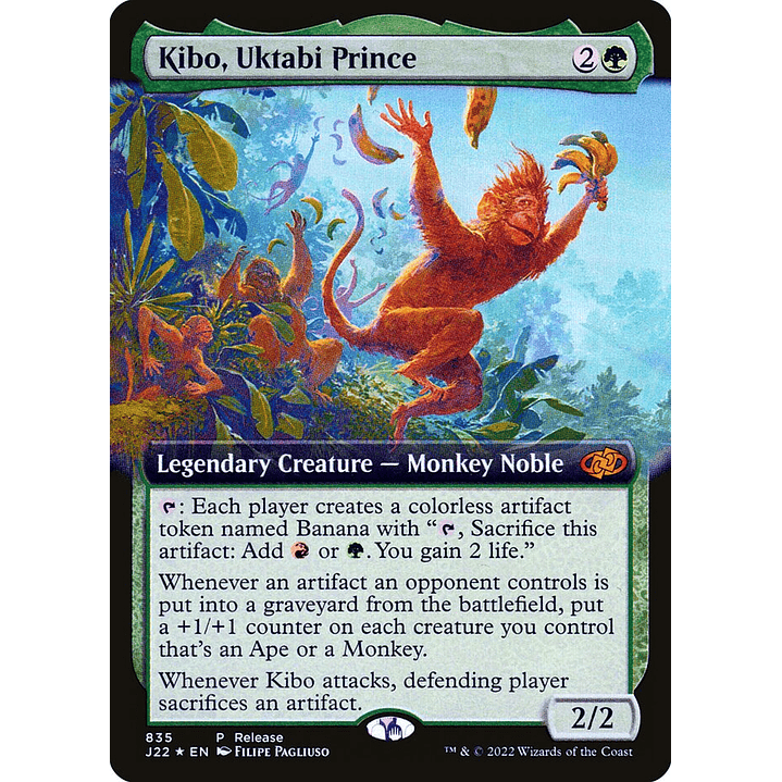 Kibo, Uktabi Prince (Extended Art foil) | Español | NM | J22 1