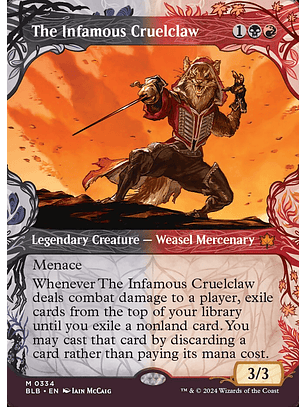 The Infamous Cruelclaw (Showcase) | Español | NM | BLB