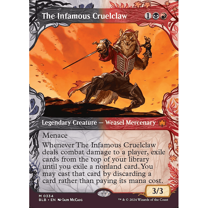 The Infamous Cruelclaw (Showcase) | Español | NM | BLB 1