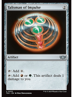 Talisman of Impulse | Inglés | EX | TDC