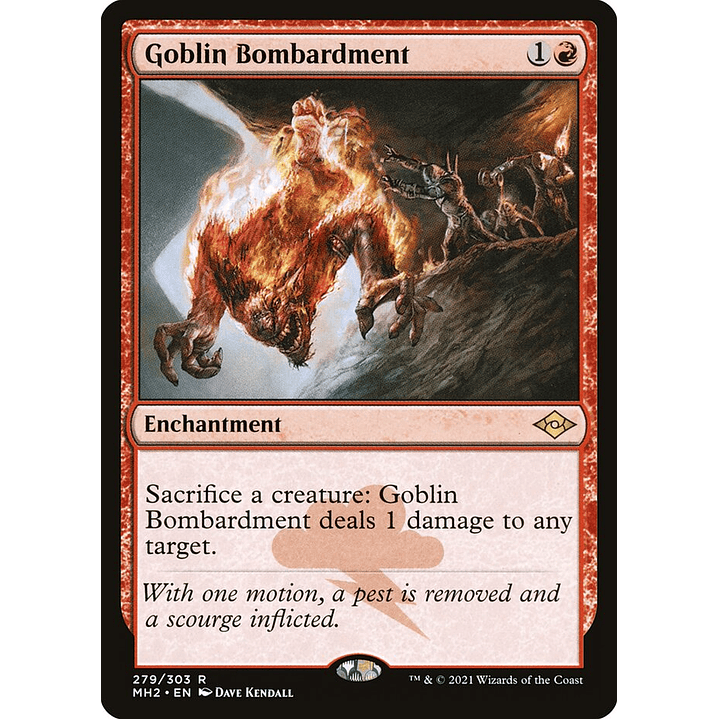Goblin Bombardment | Inglés | EX | MH2 1