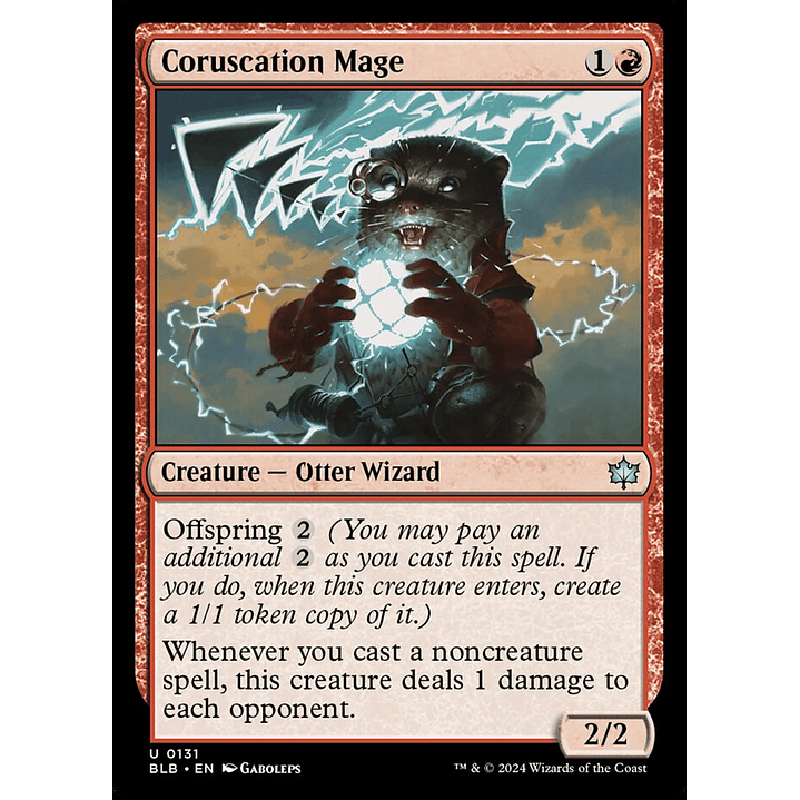 Coruscation Mage (foil) | Inglés | EX | BLB 1