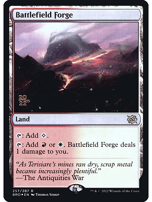Battlefield Forge (Launch foil) | Español | EX | PBRO