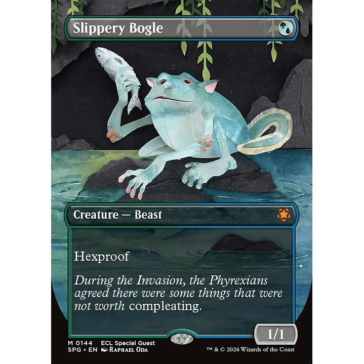 Slippery Bogle (Borderless foil) | Inglés | NM | SPG 1