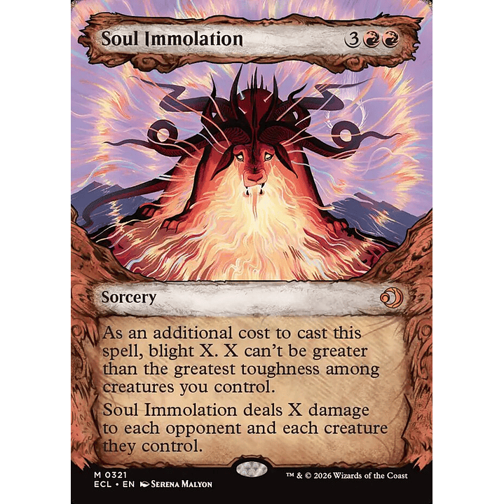 Soul Immolation (Showcase) | Inglés | NM | ECL 1