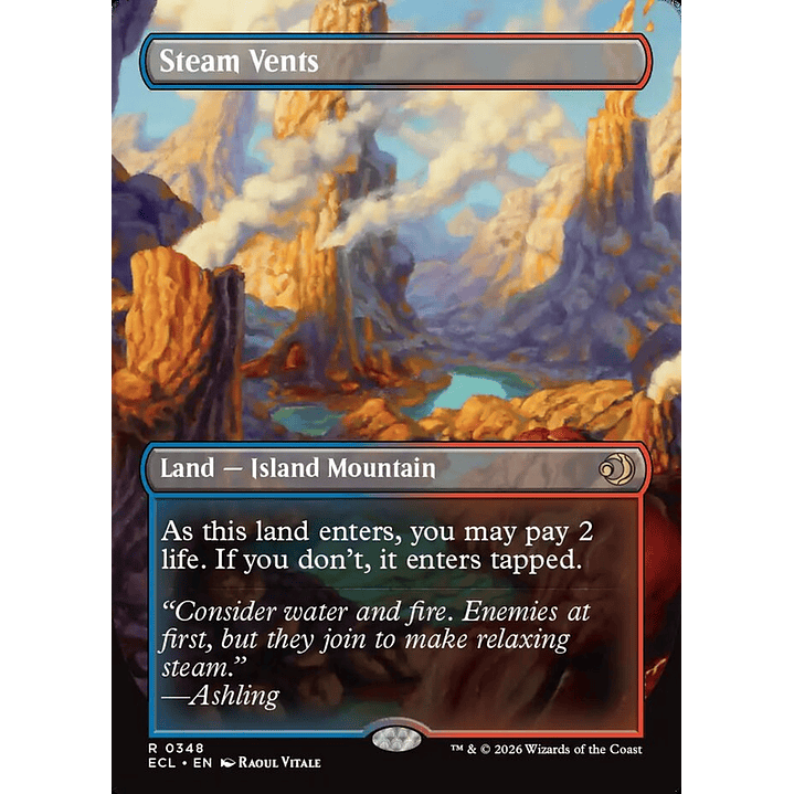 Steam Vents (Borderless) | Inglés | NM | ECL 1