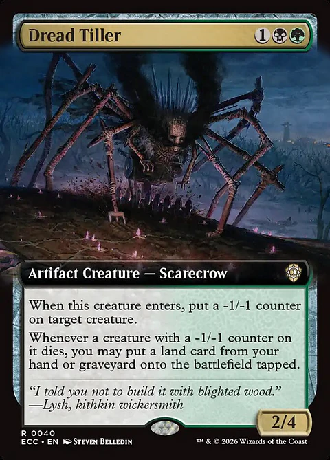 Dread Tiller (Extended Art) | Inglés | NM | ECC