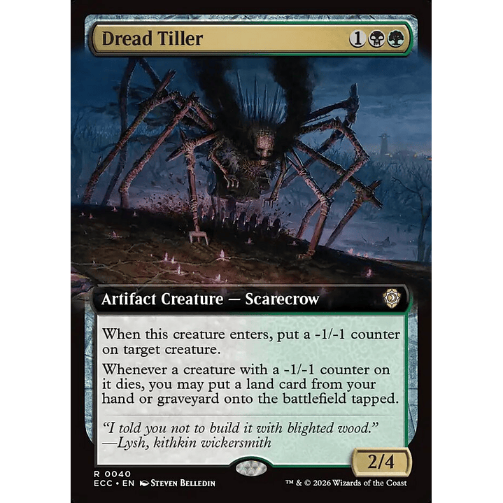 Dread Tiller (Extended Art) | Inglés | NM | ECC 1