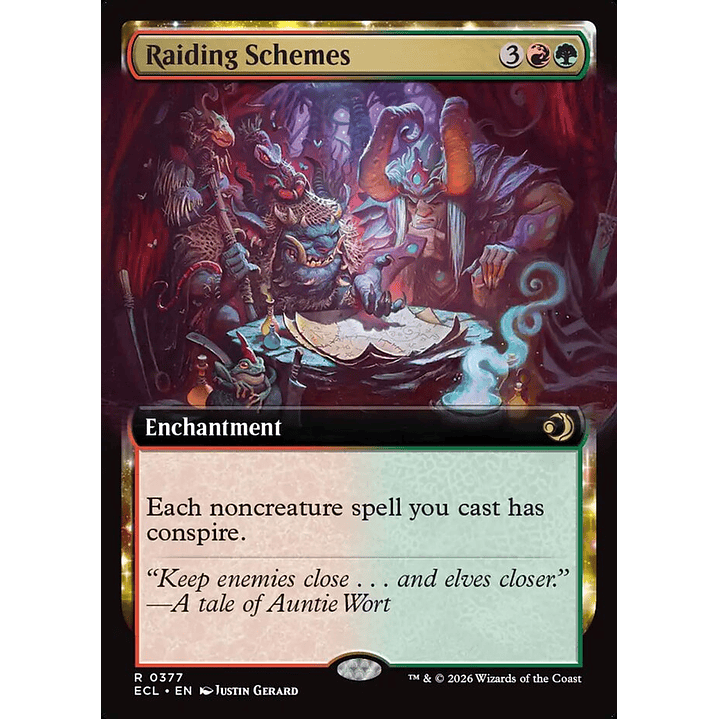 Raiding Schemes (Extended Art) | Inglés | NM | ECL 1