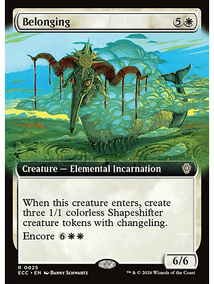 Belonging (Extended Art) | Inglés | NM | ECC