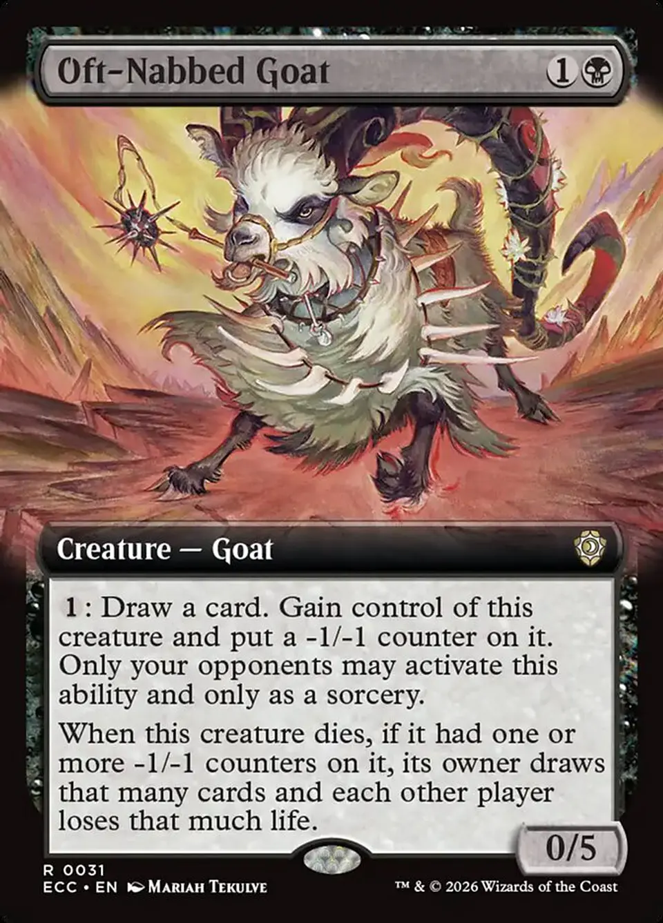 Oft-Nabbed Goat (Extended Art) | Inglés | NM | ECC 1