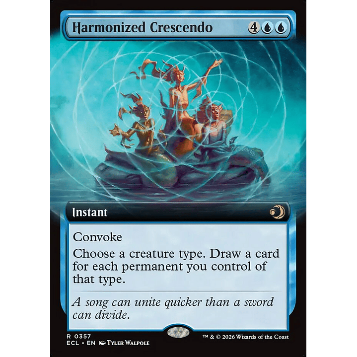 Harmonized Crescendo (Extended Art) | Inglés | NM | ECL 1