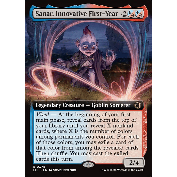 Sanar, Innovative First-Year (Extended Art) | Inglés | NM | ECL 1
