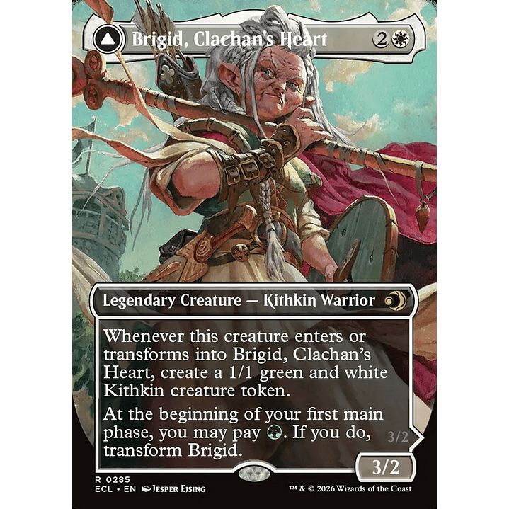 Brigid, Clachan's Heart // Brigid, Doun's Mind (Borderless foil) | Inglés | NM | ECL 1