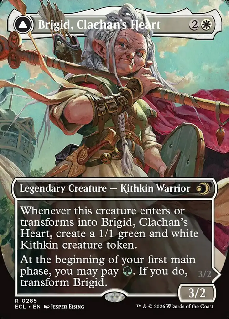 Brigid, Clachan's Heart // Brigid, Doun's Mind (Borderless foil) | Inglés | NM | ECL 1