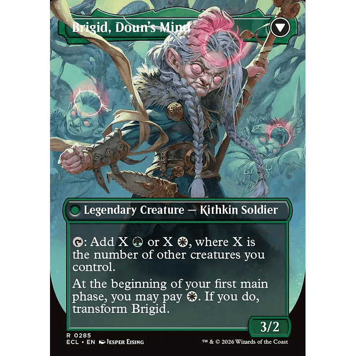 Brigid, Clachan's Heart // Brigid, Doun's Mind (Borderless foil) | Inglés | NM | ECL 2