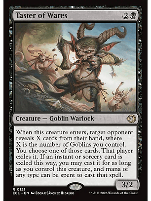 Taster of Wares | Inglés | NM | ECL