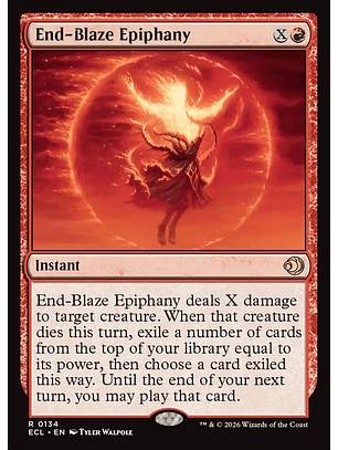 End-Blaze Epiphany | Inglés | NM | ECL