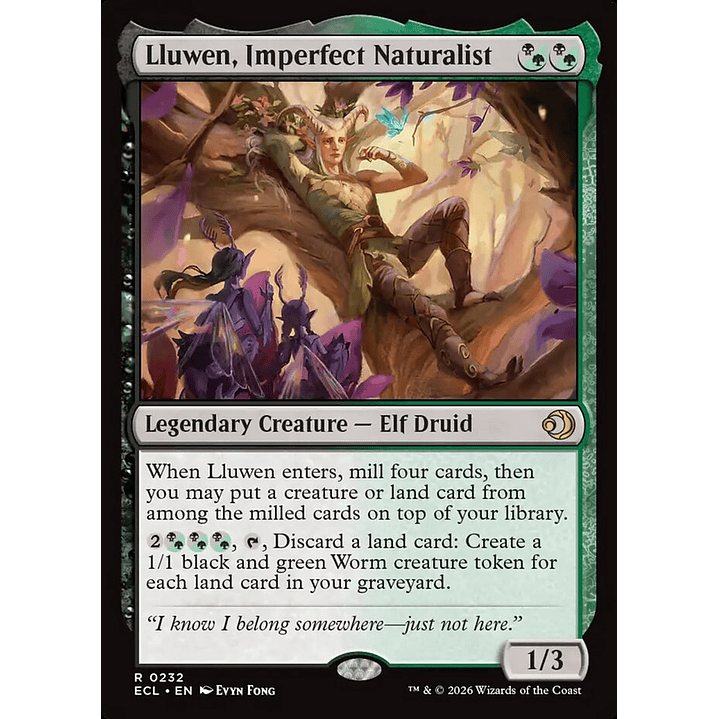 Lluwen, Imperfect Naturalist | Inglés | NM | ECL 1