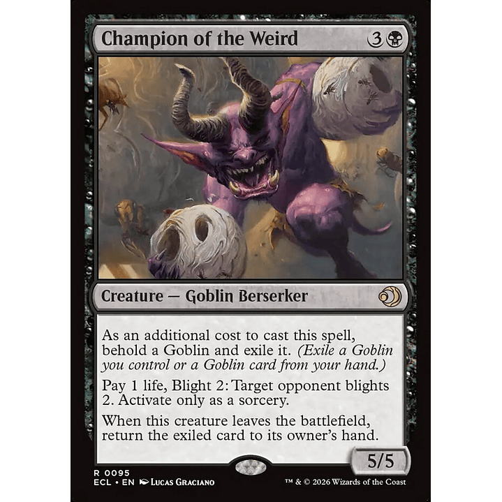 Champion of the Weird | Inglés | NM | ECL 1