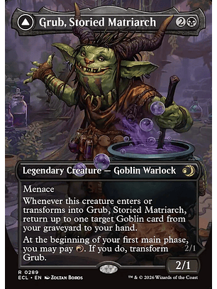 Grub, Storied Matriarch // Grub, Notorious Auntie (Borderless) | Inglés | NM | ECL