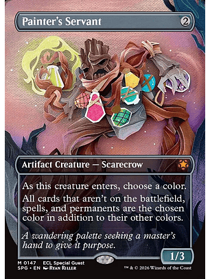 Painter's Servant (Borderless foil) | Inglés | NM | SPG