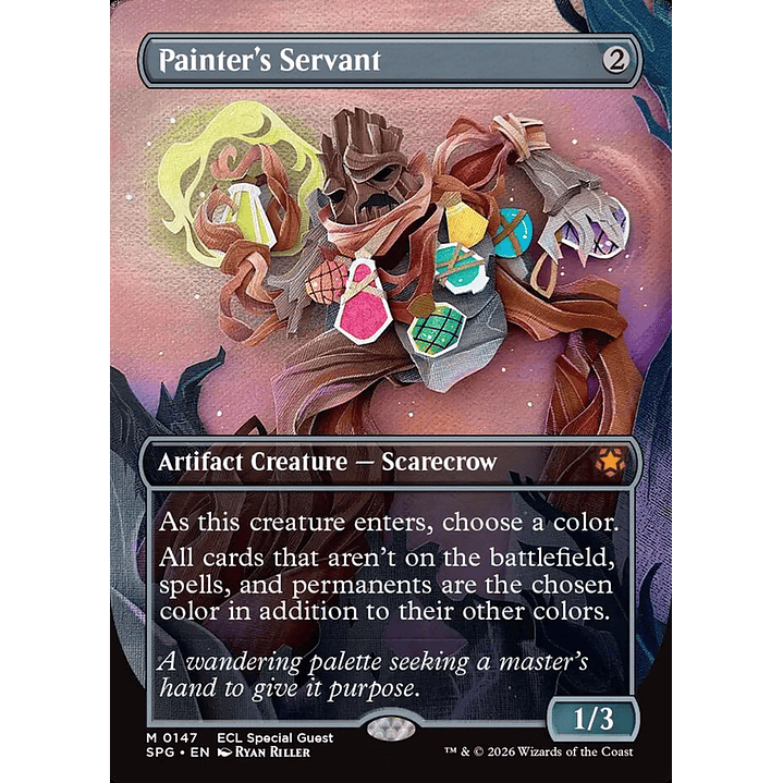 Painter's Servant (Borderless foil) | Inglés | NM | SPG 1