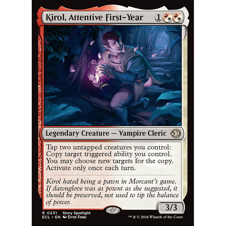 Kirol, Attentive First-Year (foil) | Inglés | NM | ECL 1