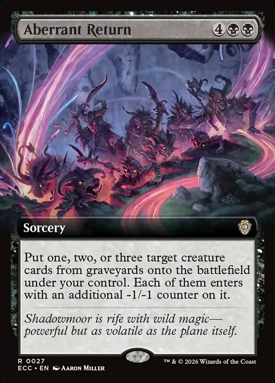 Aberrant Return (Extended Art) | Inglés | NM | ECC 1