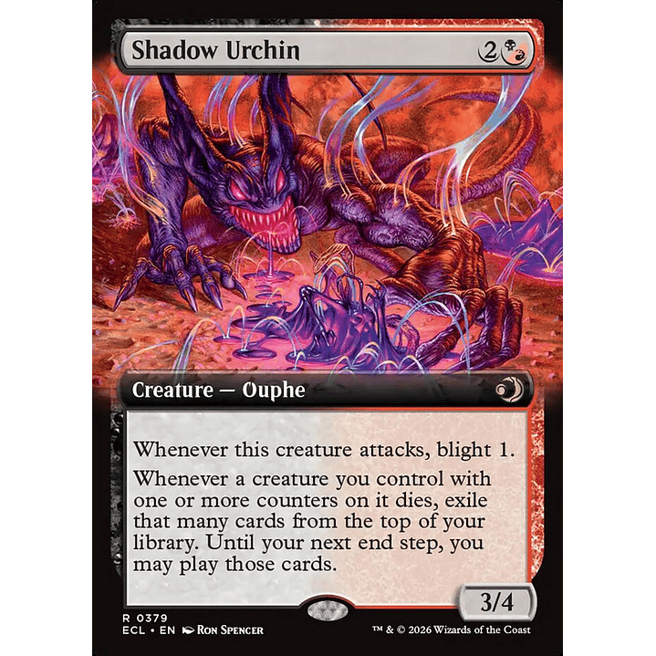 Shadow Urchin (Extended Art) | Inglés | NM | ECL 1