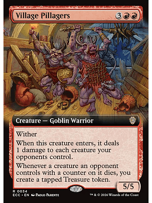 Village Pillagers (Extended Art) | Inglés | NM | ECC
