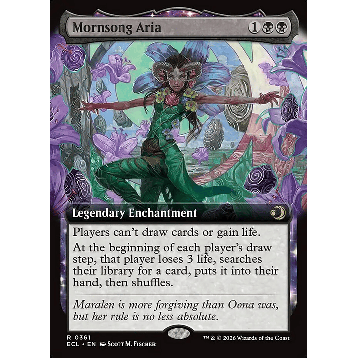 Mornsong Aria (Extended Art foil) | Inglés | NM | ECL 1