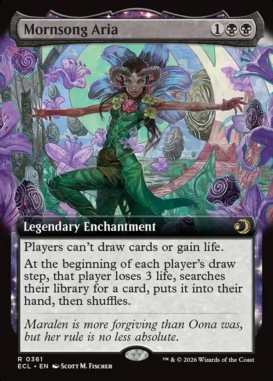 Mornsong Aria (Extended Art foil) | Inglés | NM | ECL 1