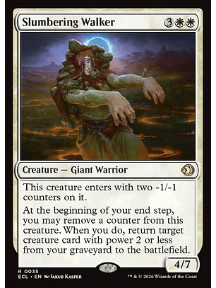 Slumbering Walker (foil) | Inglés | NM | ECL