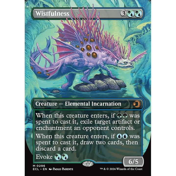 Wistfulness (Borderless) | Inglés | NM | ECL 1