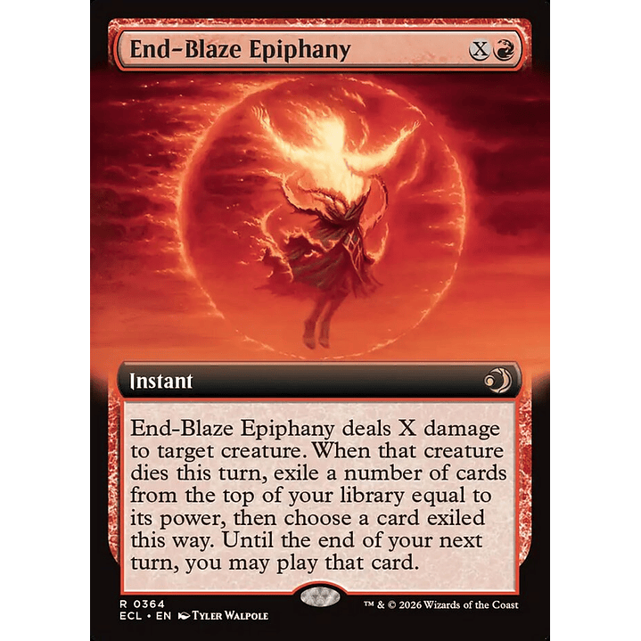 End-Blaze Epiphany (Extended Art foil) | Inglés | NM | ECL 1