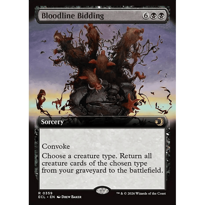 Bloodline Bidding (Extended Art) | Inglés | NM | ECL 1