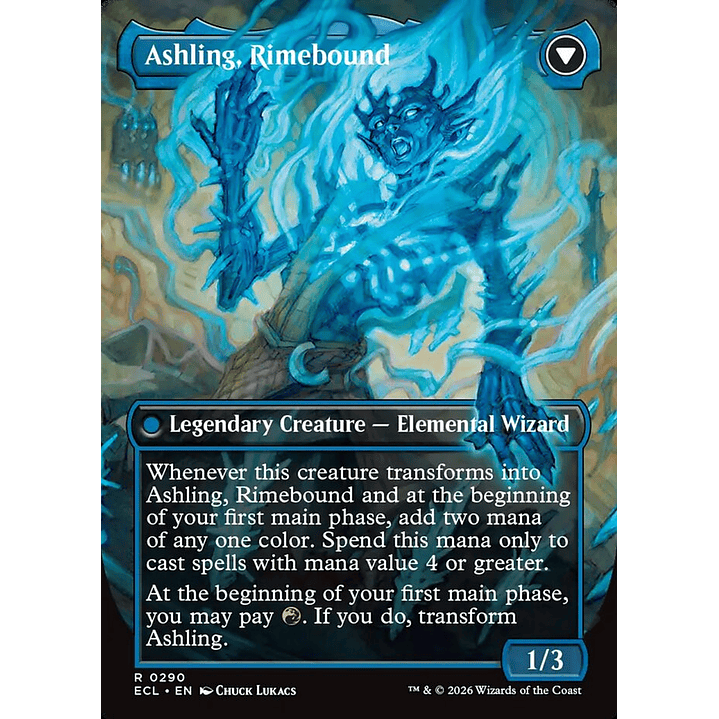 Ashling, Rekindled // Ashling, Rimebound (Borderless) | Inglés | NM | ECL 2