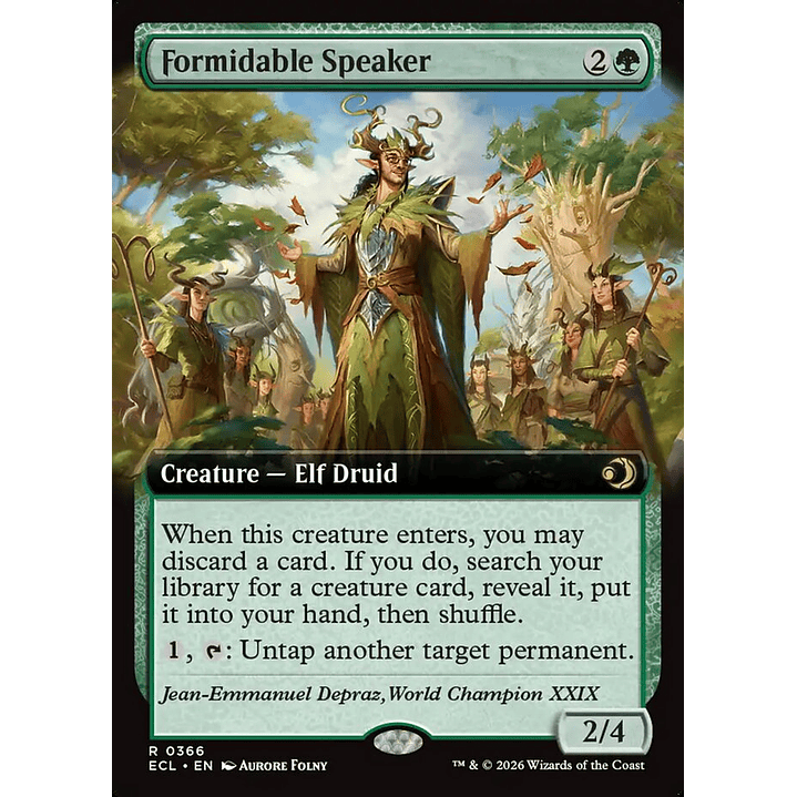 Formidable Speaker (Extended Art) | Inglés | NM | ECL 1