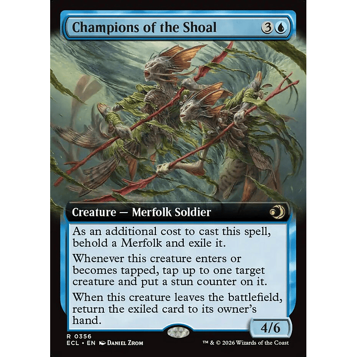 Champions of the Shoal (Extended Art foil) | Inglés | NM | ECL 1