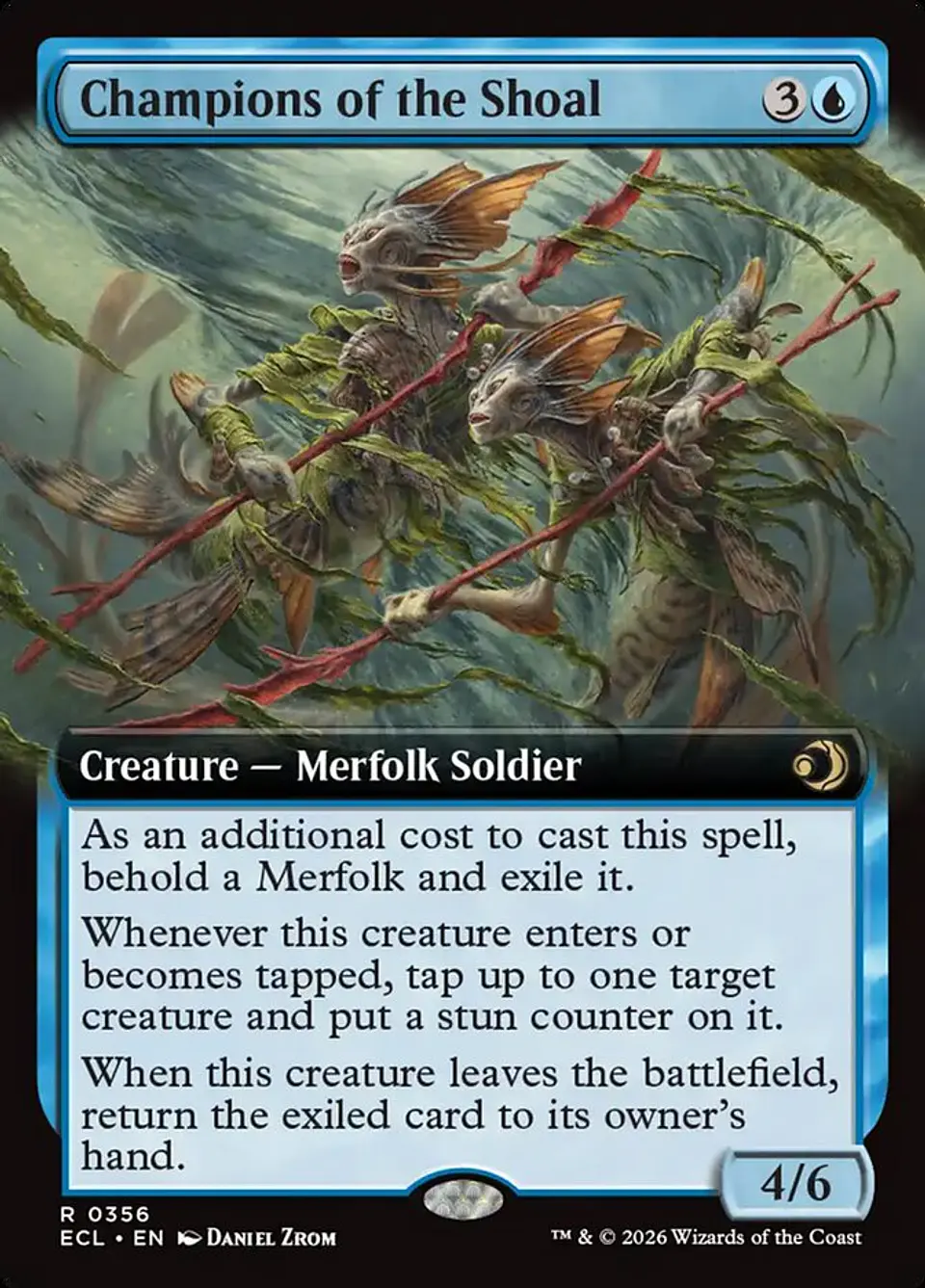 Champions of the Shoal (Extended Art foil) | Inglés | NM | ECL 1