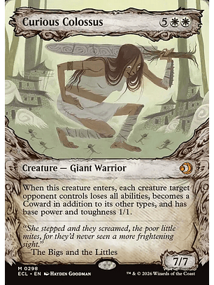 Curious Colossus (Showcase) | Inglés | NM | ECL