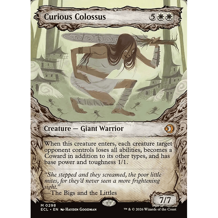 Curious Colossus (Showcase) | Inglés | NM | ECL 1