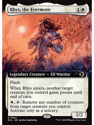 Rhys, the Evermore (Extended Art foil) | Inglés | NM | ECL