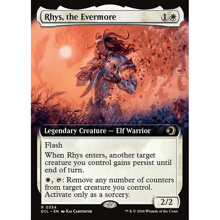 Rhys, the Evermore (Extended Art foil) | Inglés | NM | ECL 1