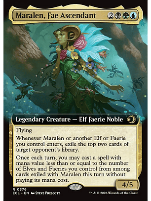 Maralen, Fae Ascendant (Extended Art foil) | Inglés | NM | ECL
